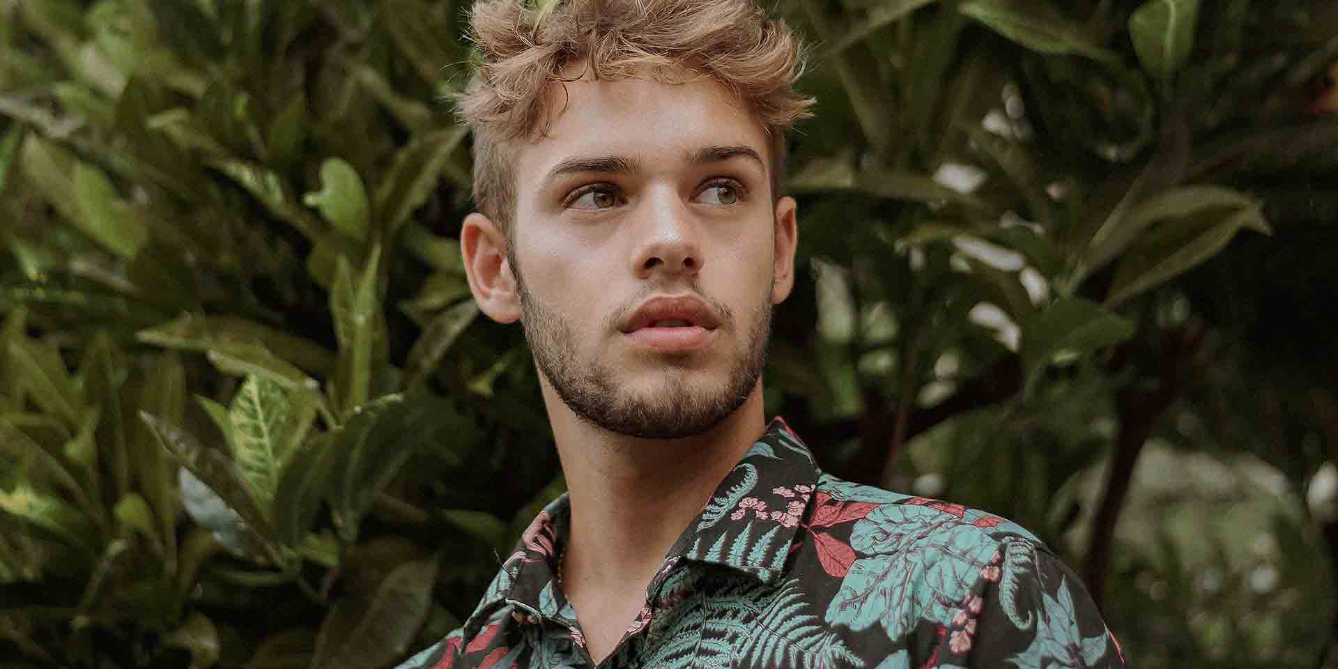 guy and leaves - Gluten-free activated charcoal austin