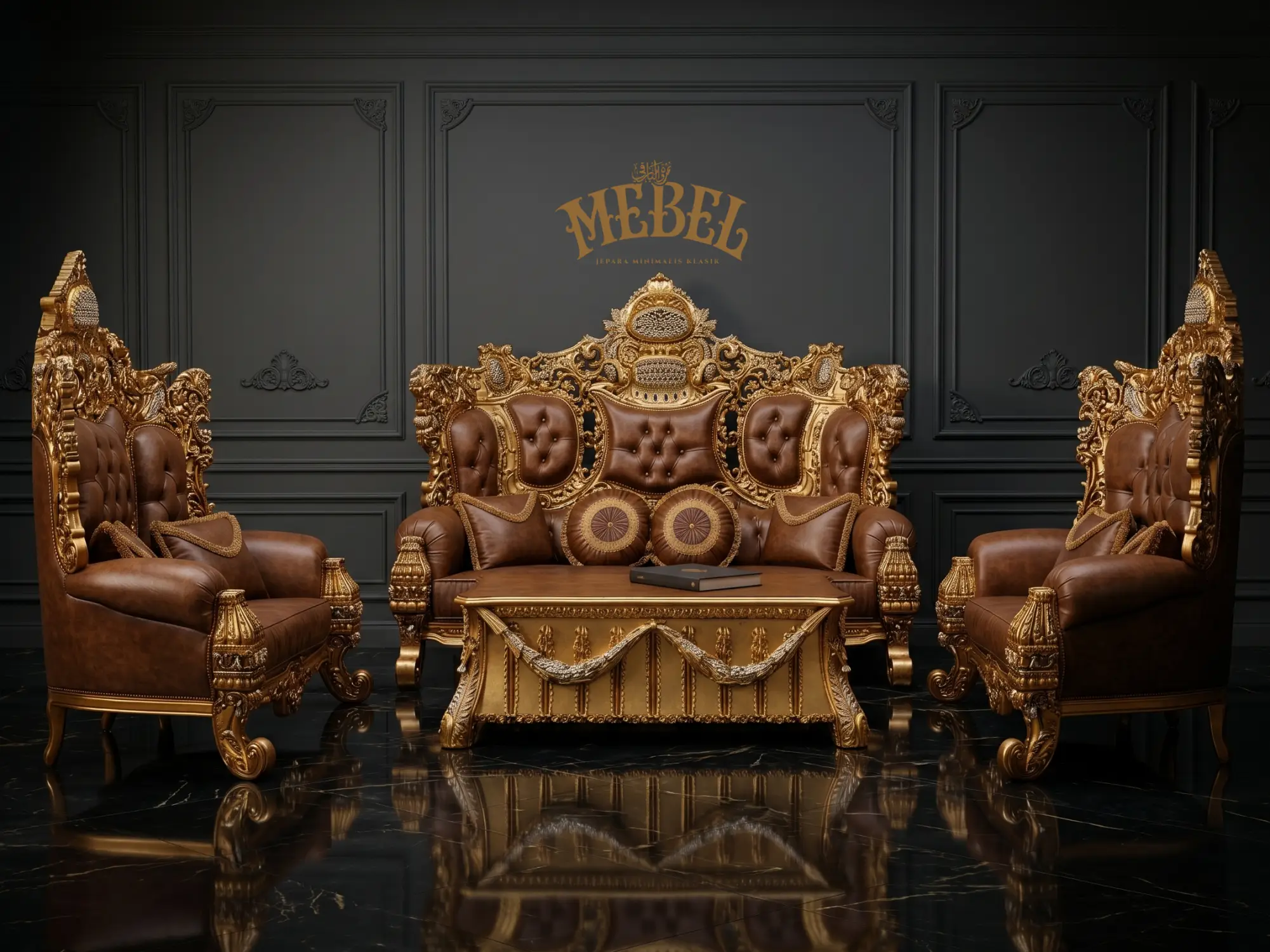 Set Sofa Tamu Mewah Jepara