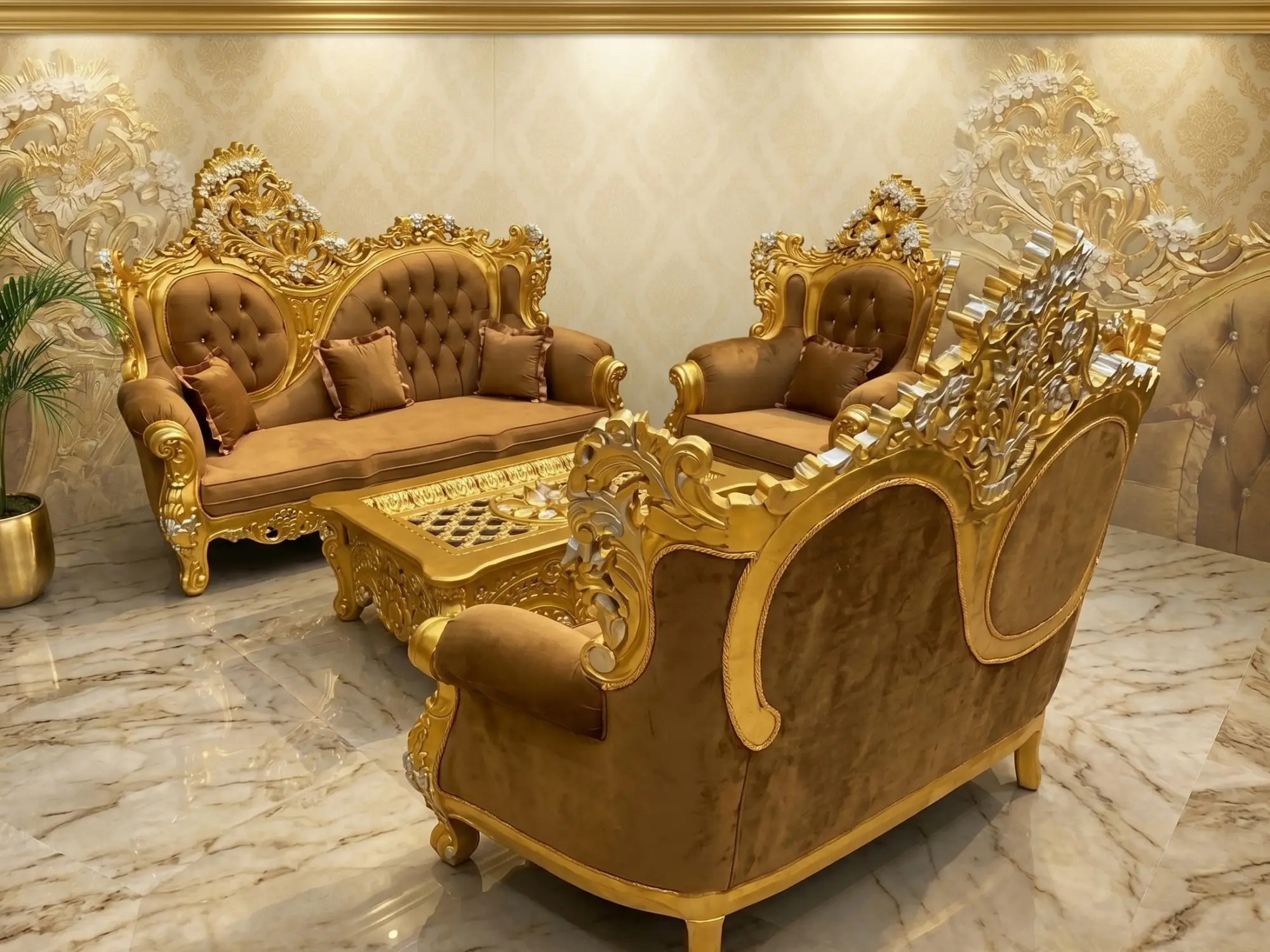 Sofa Tamu Mewah Klasik Jepara