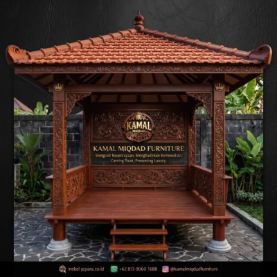 Gazebo Taman Mewah Terbaru Jepara