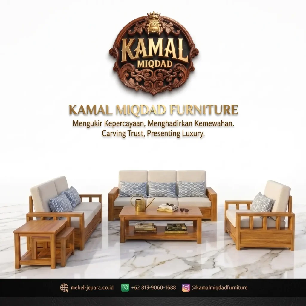 Kursi Tamu Minimalis Jati Jepara