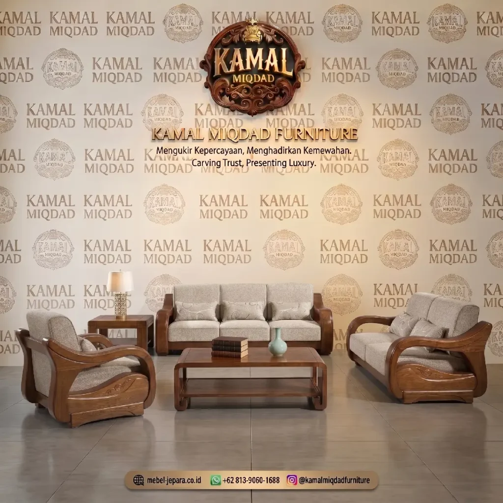 Set Sofa Ruang Tamu Minimalis Jepara