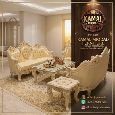 Sofa Tamu Mewah Jepara Terbaru – Sentuhan Mewah Elegan Ruang Tamu