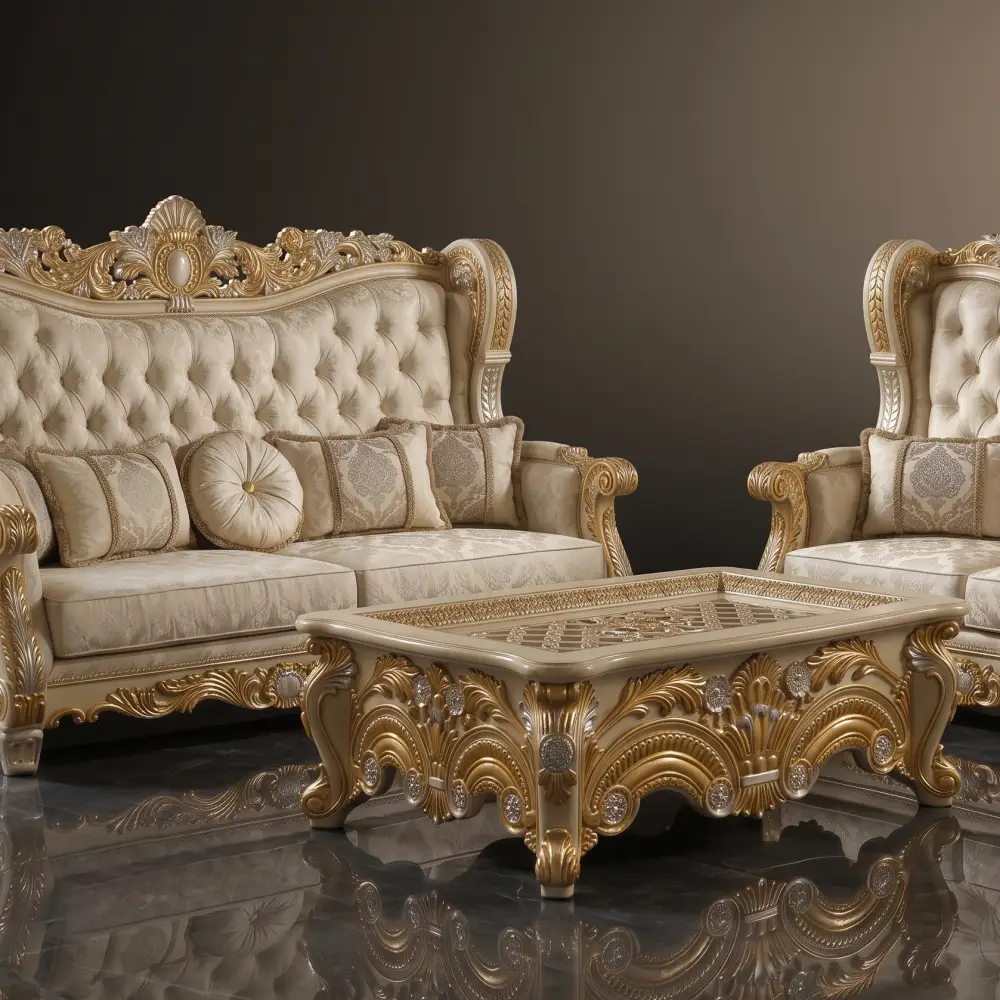 Sofa Tamu Mewah Jepara untuk Ruang Tamu Sultan - foto 2